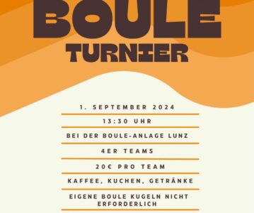 Ankündigung: Hobby Boule-Turnier