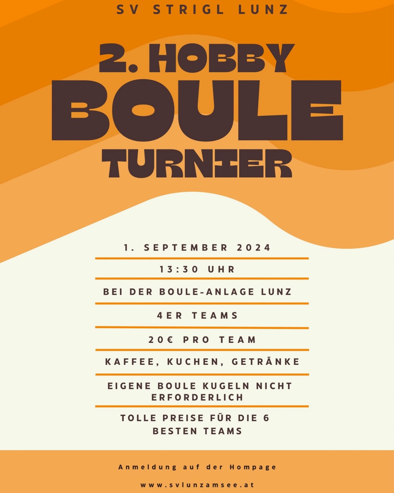 Ankündigung: Hobby Boule-Turnier