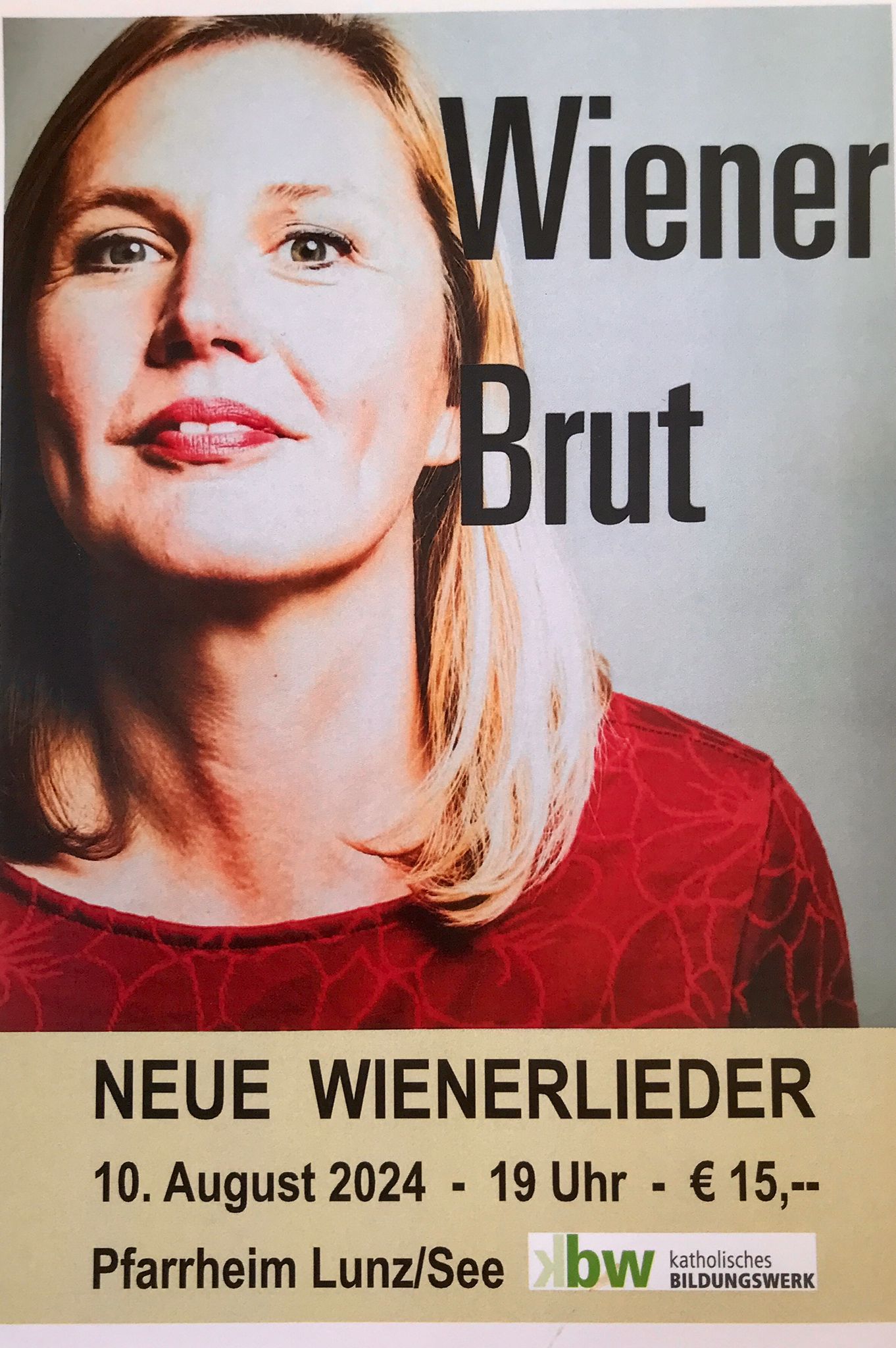 Ankündigung: Wiener Brut – Neue Wienerlieder