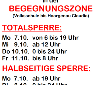 Sanierung Begegnungszone – Gewährleistungsmängel