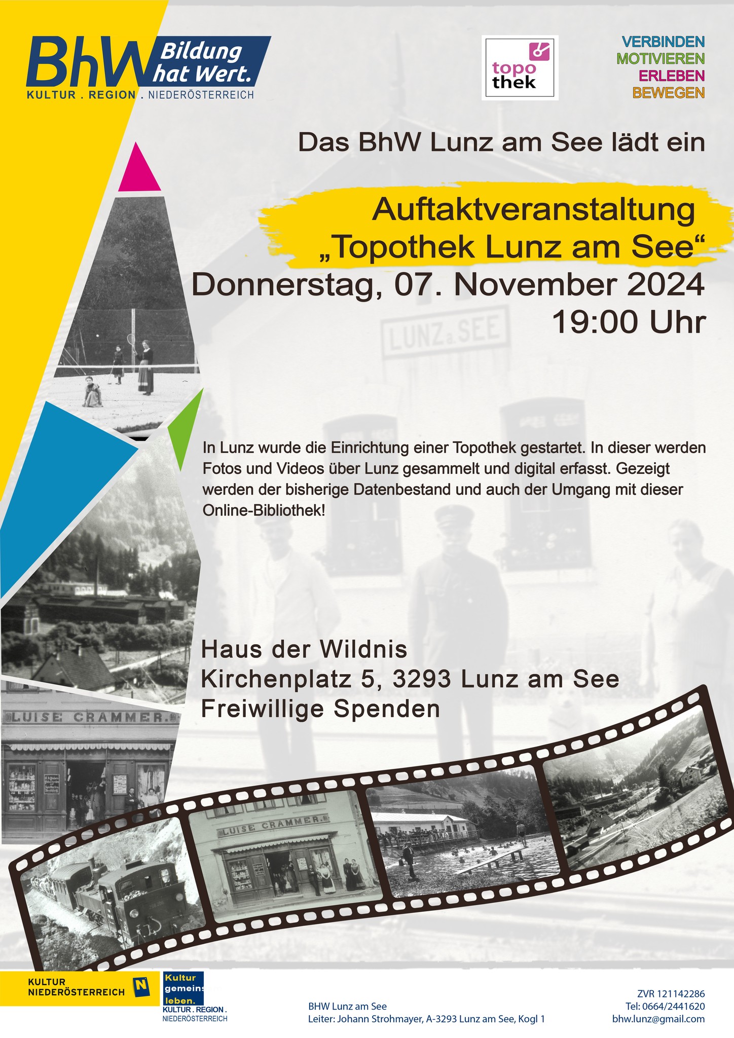 Auftaktveranstaltung „Topothek Lunz am See“