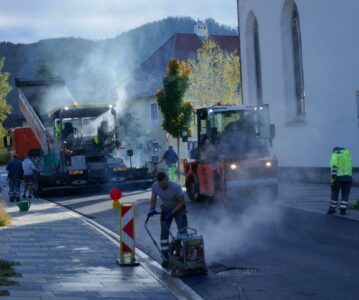 Sanierung der Landesstraße durch die Begegnungszone