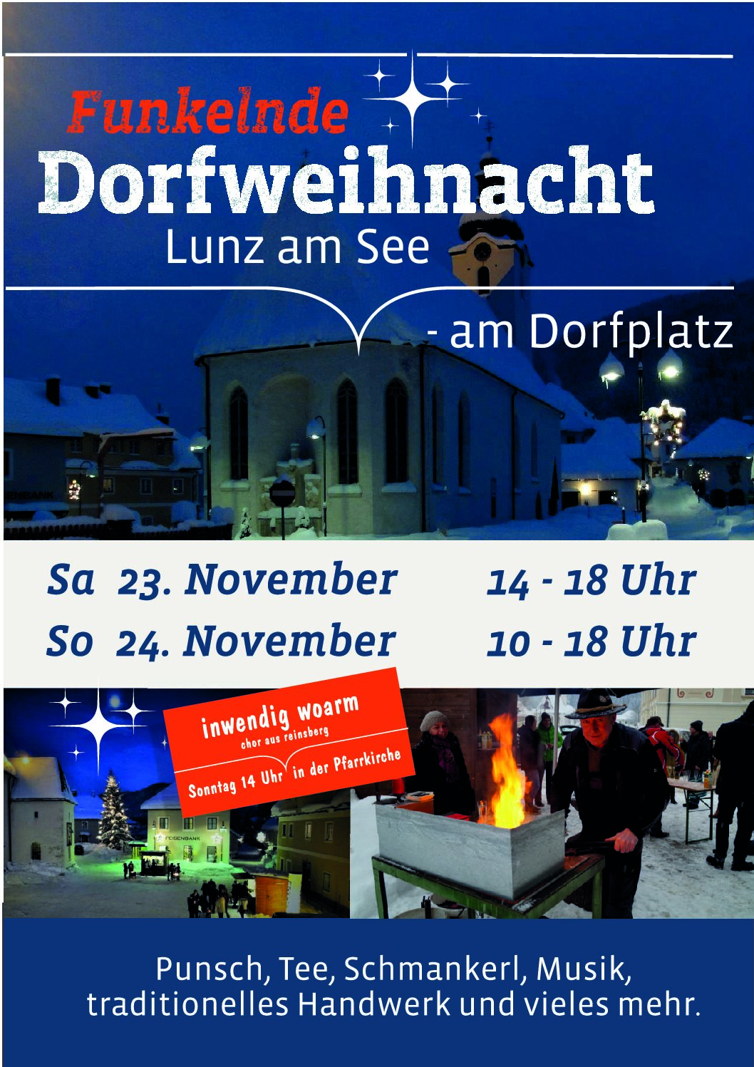 Funkelnde Dorfweihnacht – Vorfreude!