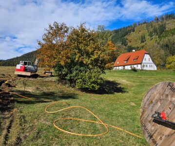 Glasfaserausbau Hinterbreiteneben und Ertltal