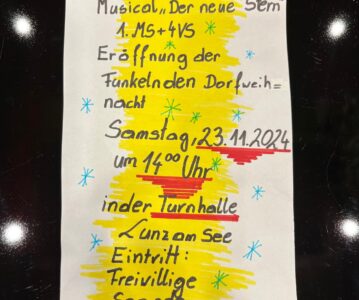 Bald gehts los – Funkelnde Dorfweihnacht in Lunz am See