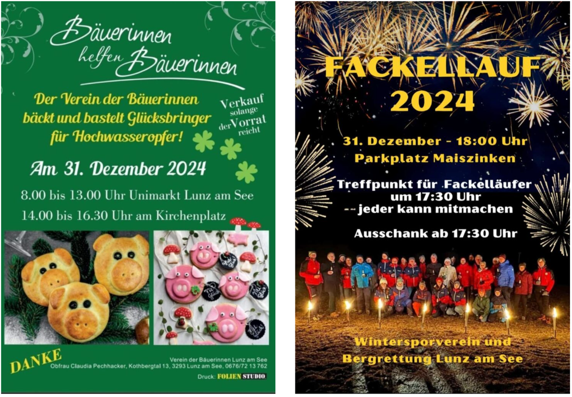 Ankündigung – Silvester in Lunz am See